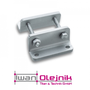 Aluflansch fr 30mm Vierkantstange